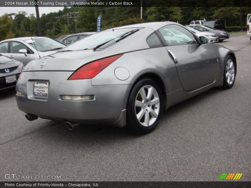 Silverstone Metallic / Carbon Black 2004 Nissan 350Z Touring Coupe