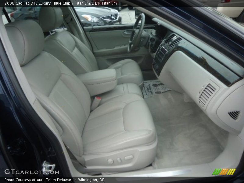 Blue Chip / Titanium/Dark Titanium 2008 Cadillac DTS Luxury