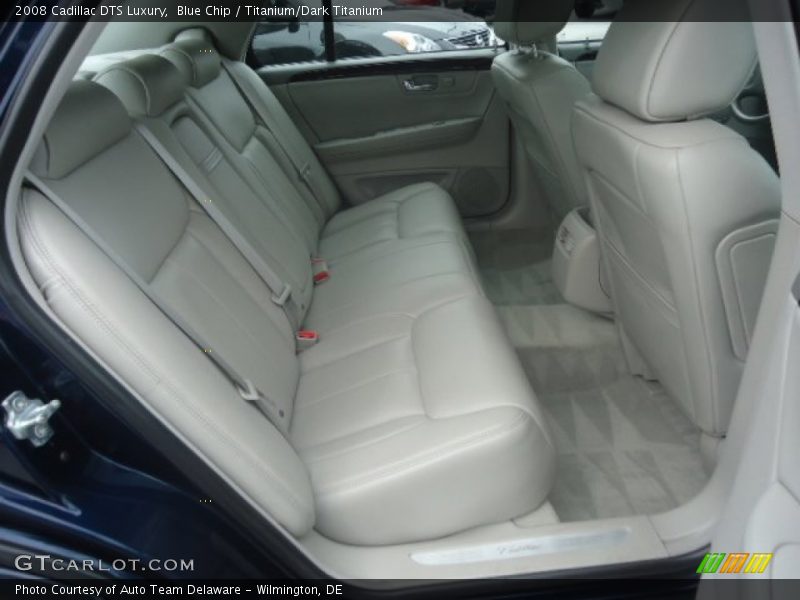 Blue Chip / Titanium/Dark Titanium 2008 Cadillac DTS Luxury