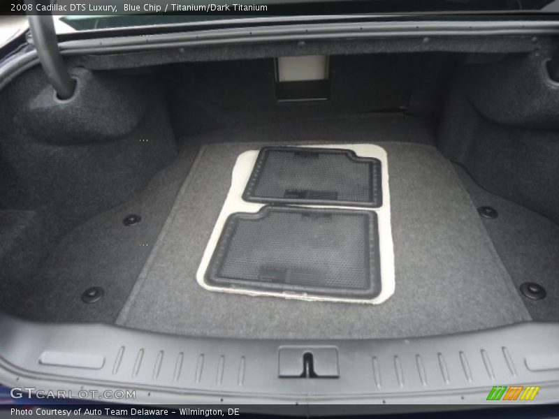 Blue Chip / Titanium/Dark Titanium 2008 Cadillac DTS Luxury