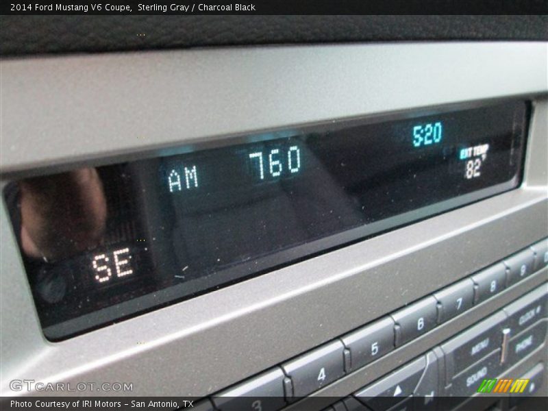 Sterling Gray / Charcoal Black 2014 Ford Mustang V6 Coupe