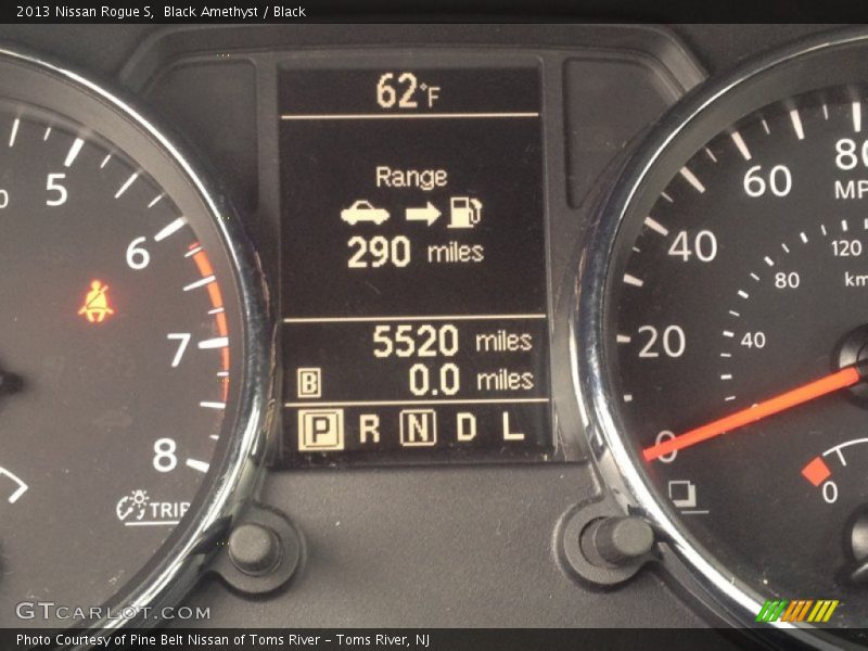 Black Amethyst / Black 2013 Nissan Rogue S