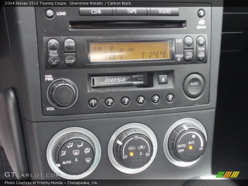 Silverstone Metallic / Carbon Black 2004 Nissan 350Z Touring Coupe