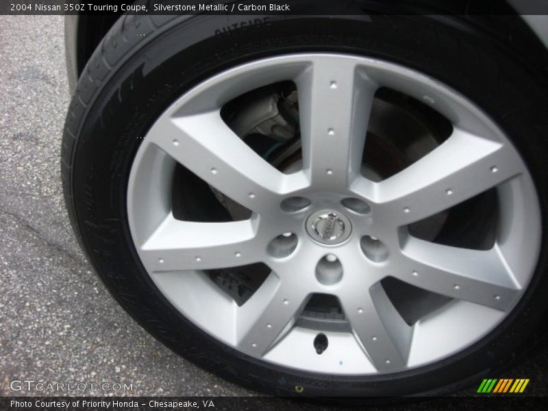 Silverstone Metallic / Carbon Black 2004 Nissan 350Z Touring Coupe