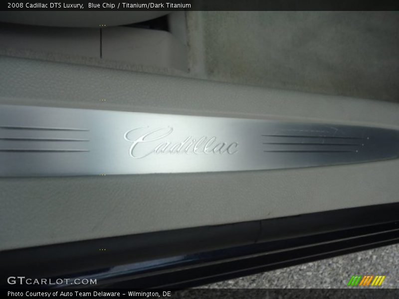 Blue Chip / Titanium/Dark Titanium 2008 Cadillac DTS Luxury