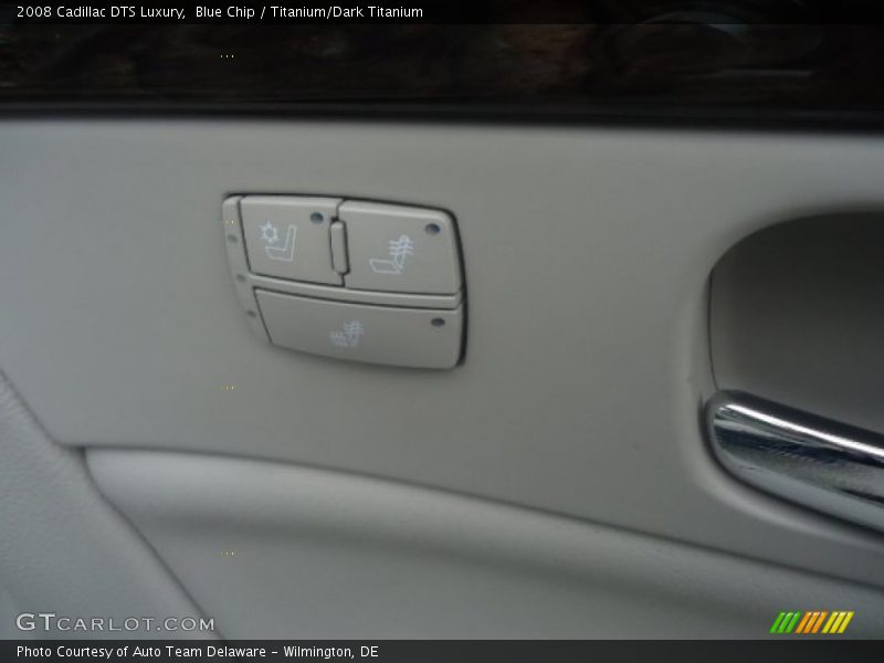 Blue Chip / Titanium/Dark Titanium 2008 Cadillac DTS Luxury