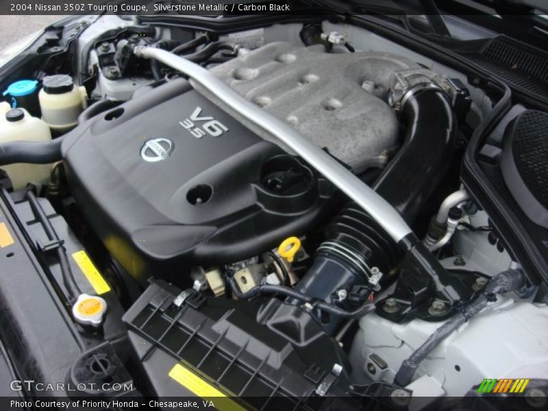 Silverstone Metallic / Carbon Black 2004 Nissan 350Z Touring Coupe