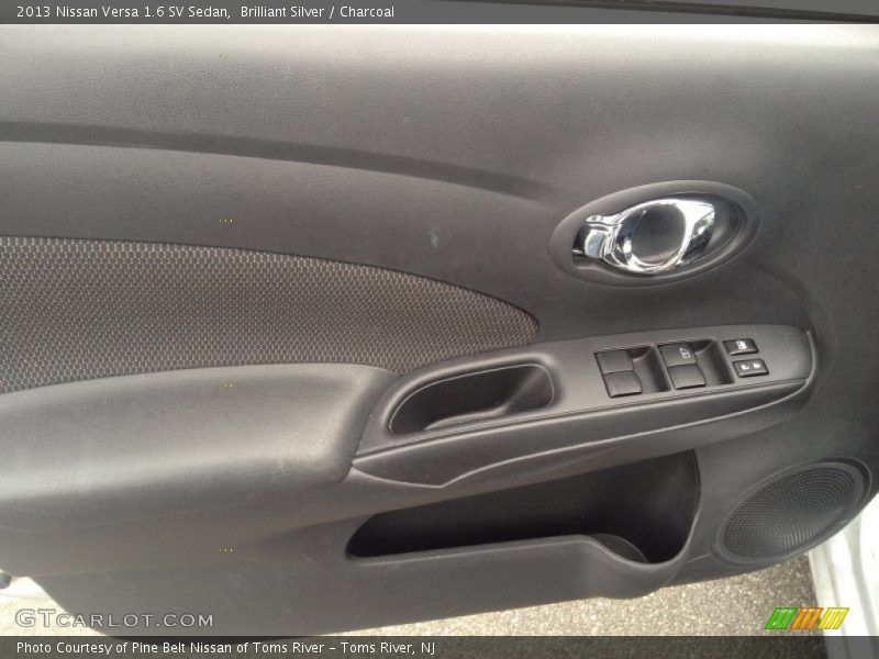 Brilliant Silver / Charcoal 2013 Nissan Versa 1.6 SV Sedan