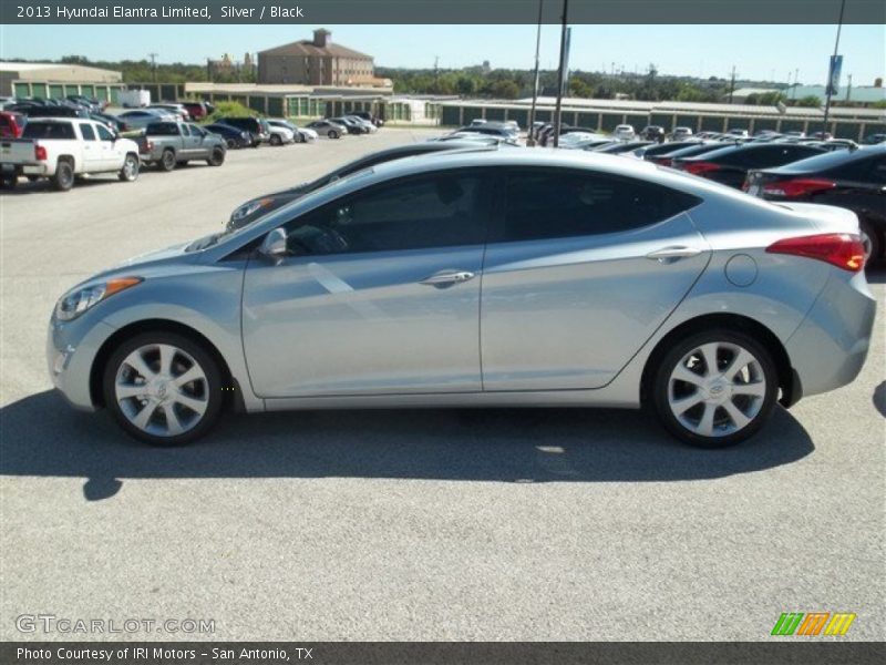 Silver / Black 2013 Hyundai Elantra Limited