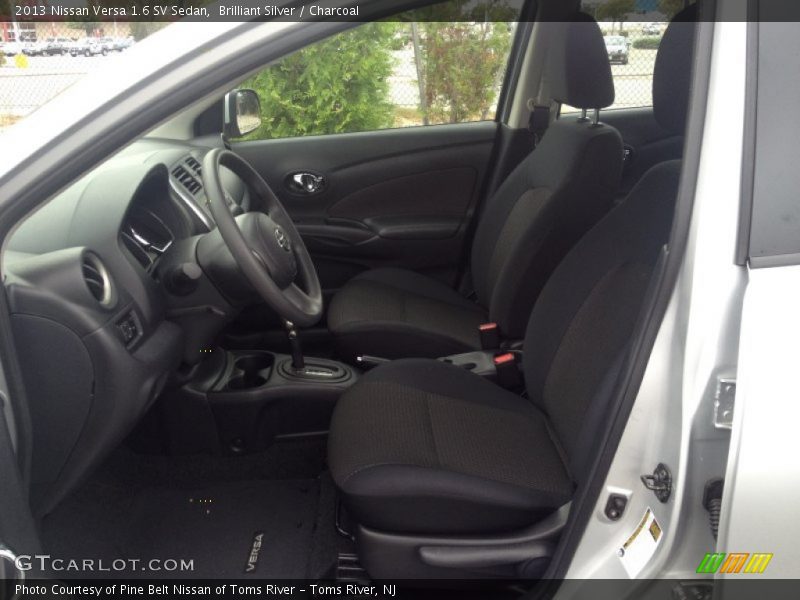 Brilliant Silver / Charcoal 2013 Nissan Versa 1.6 SV Sedan
