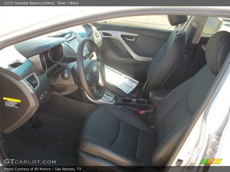Silver / Black 2013 Hyundai Elantra Limited