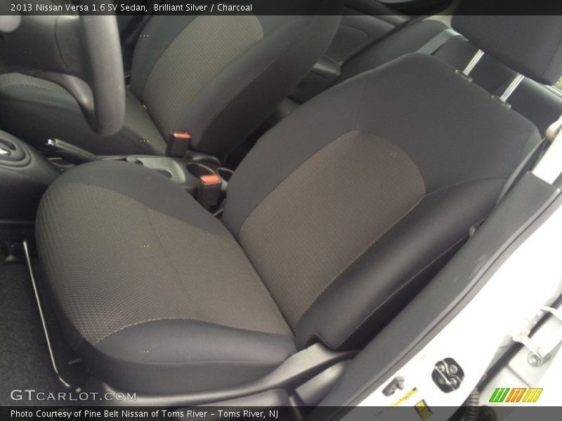 Brilliant Silver / Charcoal 2013 Nissan Versa 1.6 SV Sedan