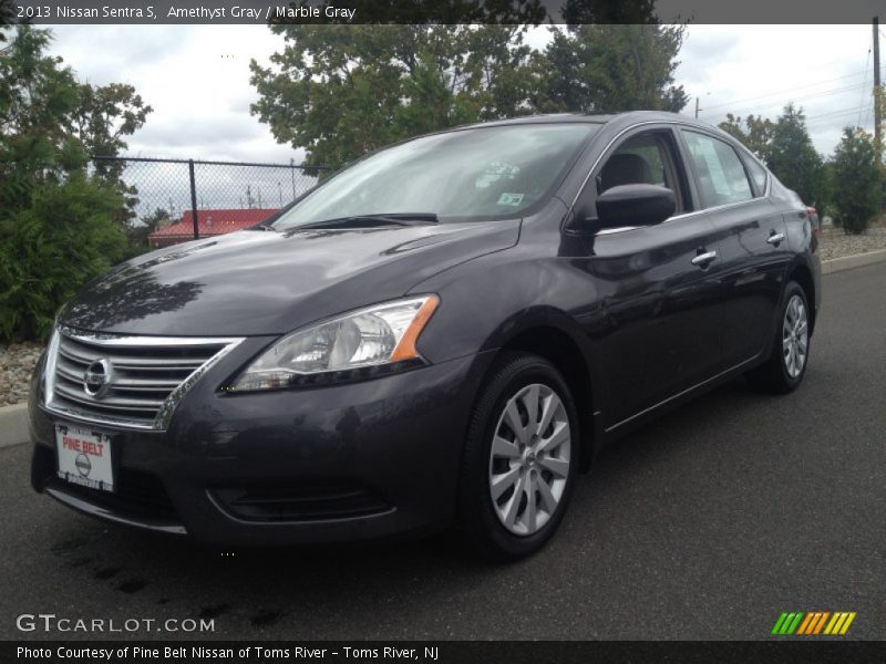 Amethyst Gray / Marble Gray 2013 Nissan Sentra S