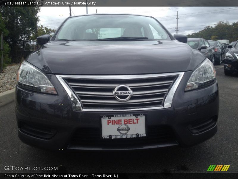 Amethyst Gray / Marble Gray 2013 Nissan Sentra S