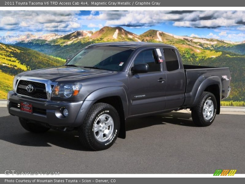 Magnetic Gray Metallic / Graphite Gray 2011 Toyota Tacoma V6 TRD Access Cab 4x4