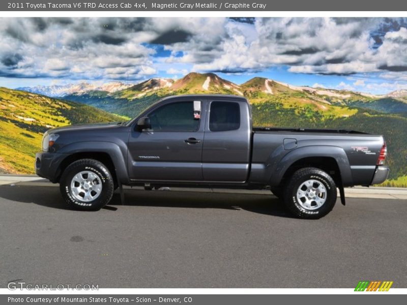 Magnetic Gray Metallic / Graphite Gray 2011 Toyota Tacoma V6 TRD Access Cab 4x4