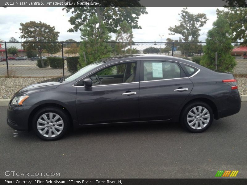 Amethyst Gray / Marble Gray 2013 Nissan Sentra S