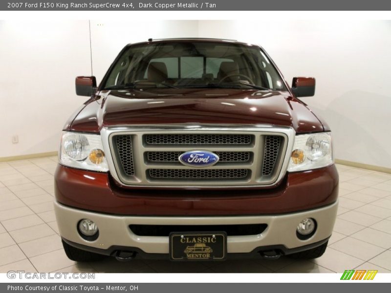 Dark Copper Metallic / Tan 2007 Ford F150 King Ranch SuperCrew 4x4