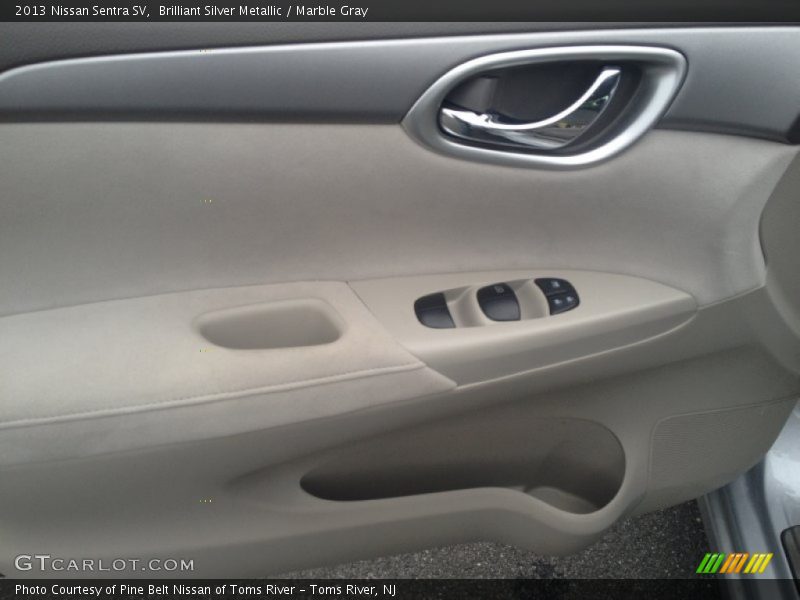 Brilliant Silver Metallic / Marble Gray 2013 Nissan Sentra SV