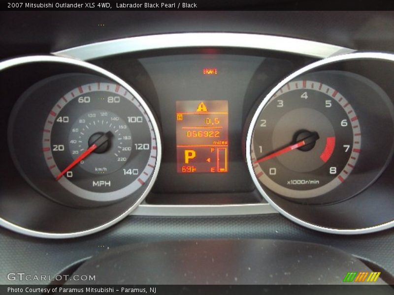 Labrador Black Pearl / Black 2007 Mitsubishi Outlander XLS 4WD