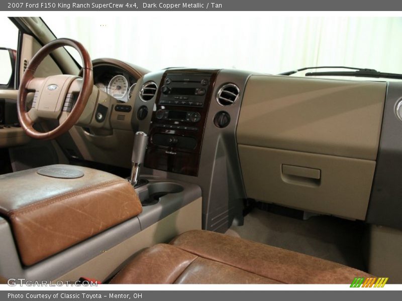 Dark Copper Metallic / Tan 2007 Ford F150 King Ranch SuperCrew 4x4