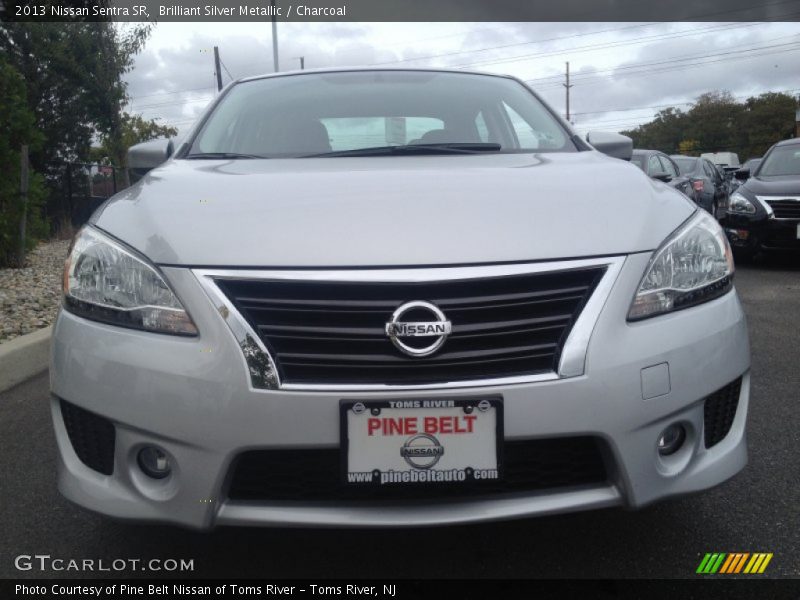 Brilliant Silver Metallic / Charcoal 2013 Nissan Sentra SR