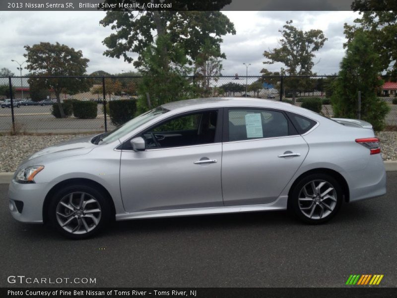 Brilliant Silver Metallic / Charcoal 2013 Nissan Sentra SR
