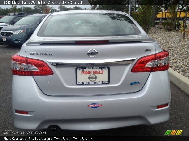 Brilliant Silver Metallic / Charcoal 2013 Nissan Sentra SR