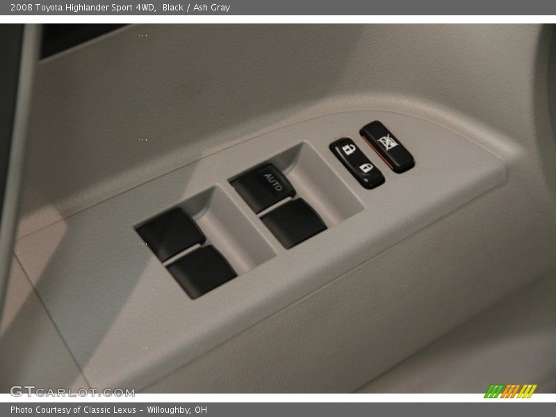 Black / Ash Gray 2008 Toyota Highlander Sport 4WD
