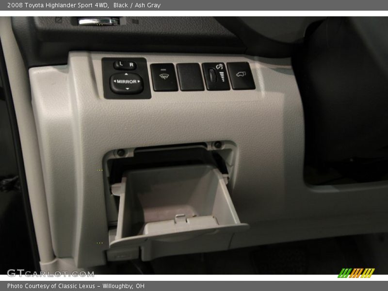 Black / Ash Gray 2008 Toyota Highlander Sport 4WD