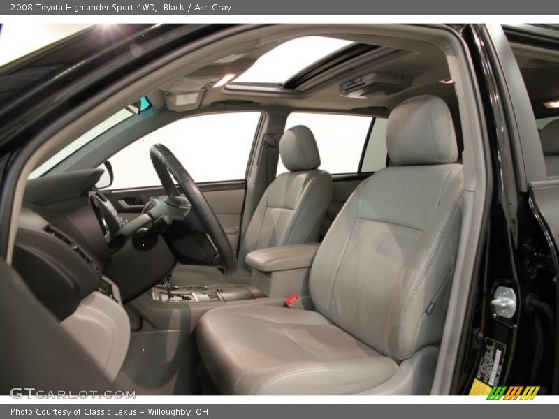  2008 Highlander Sport 4WD Ash Gray Interior