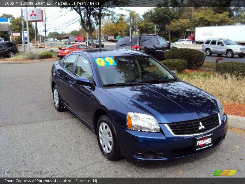 Maizen Blue Pearl / Beige 2009 Mitsubishi Galant ES