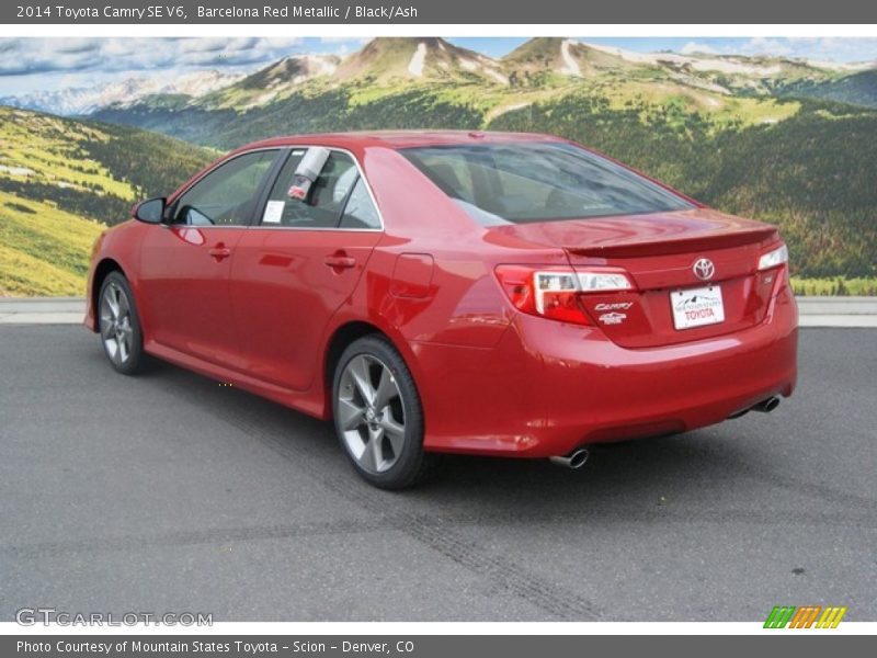 Barcelona Red Metallic / Black/Ash 2014 Toyota Camry SE V6