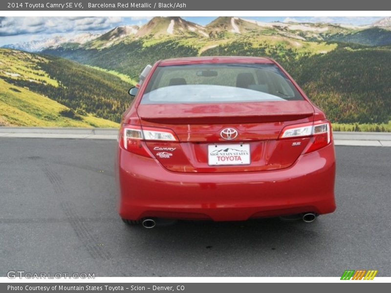 Barcelona Red Metallic / Black/Ash 2014 Toyota Camry SE V6