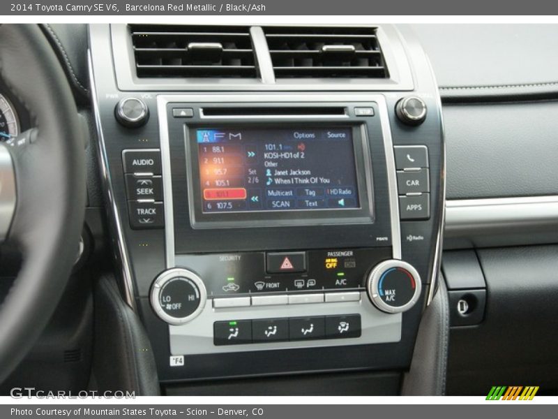 Barcelona Red Metallic / Black/Ash 2014 Toyota Camry SE V6
