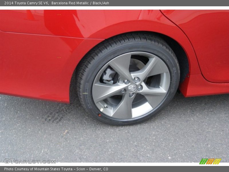 Barcelona Red Metallic / Black/Ash 2014 Toyota Camry SE V6
