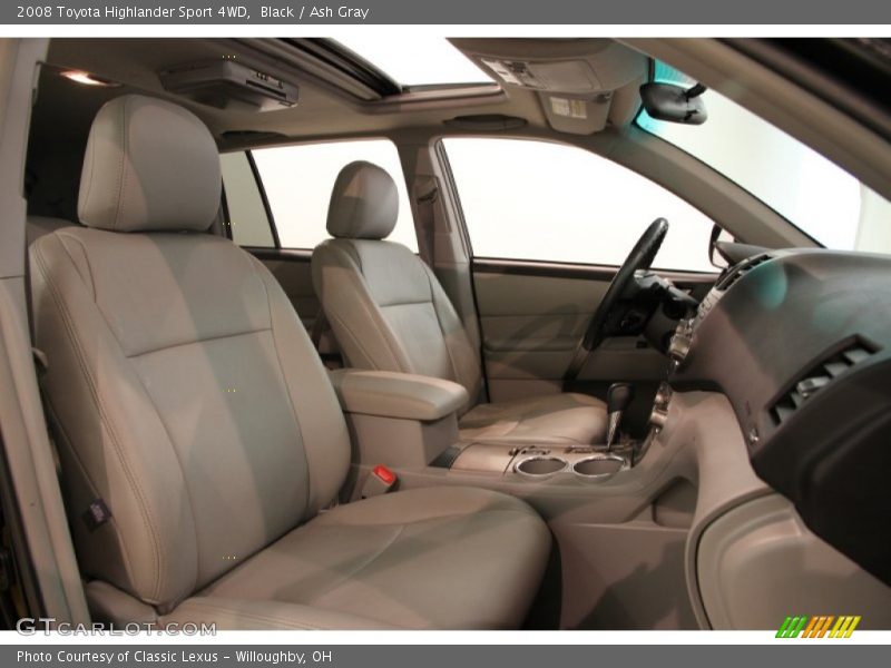 Black / Ash Gray 2008 Toyota Highlander Sport 4WD