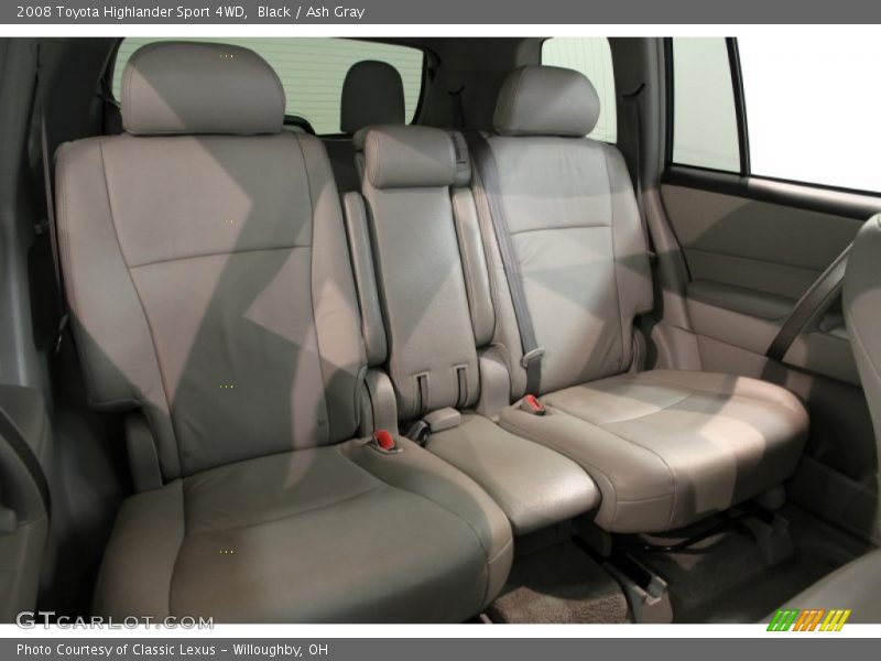 Black / Ash Gray 2008 Toyota Highlander Sport 4WD