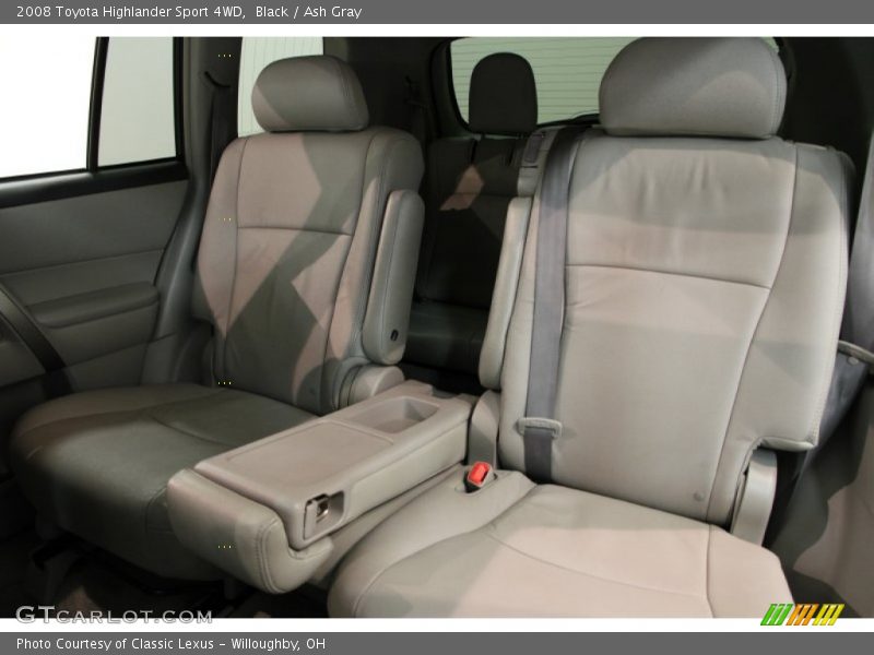 Black / Ash Gray 2008 Toyota Highlander Sport 4WD
