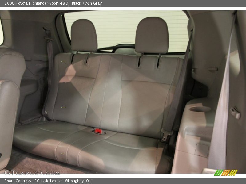 Black / Ash Gray 2008 Toyota Highlander Sport 4WD