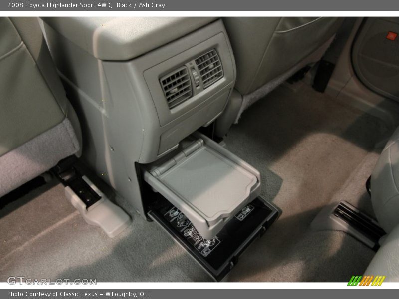 Black / Ash Gray 2008 Toyota Highlander Sport 4WD