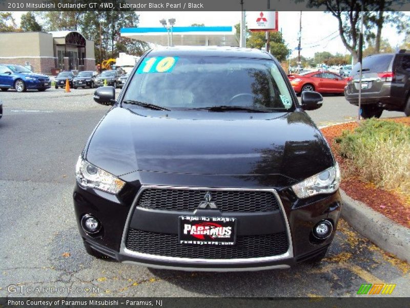 Labrador Black Pearl / Black 2010 Mitsubishi Outlander GT 4WD