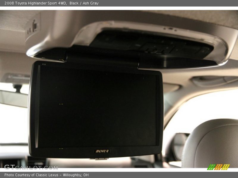 Black / Ash Gray 2008 Toyota Highlander Sport 4WD