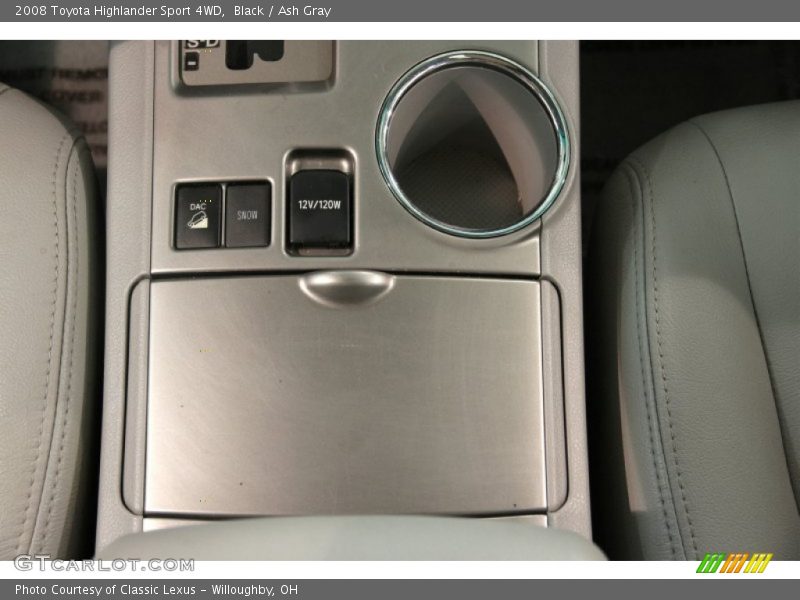Black / Ash Gray 2008 Toyota Highlander Sport 4WD