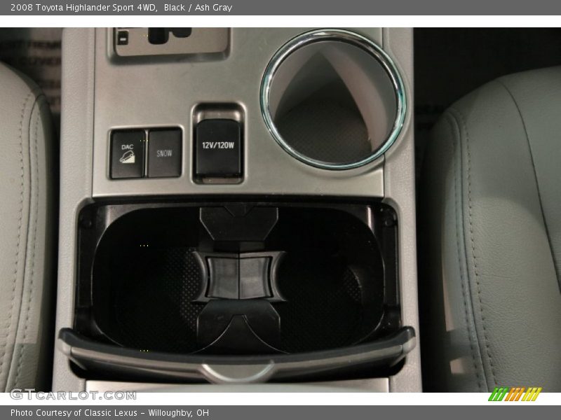 Black / Ash Gray 2008 Toyota Highlander Sport 4WD