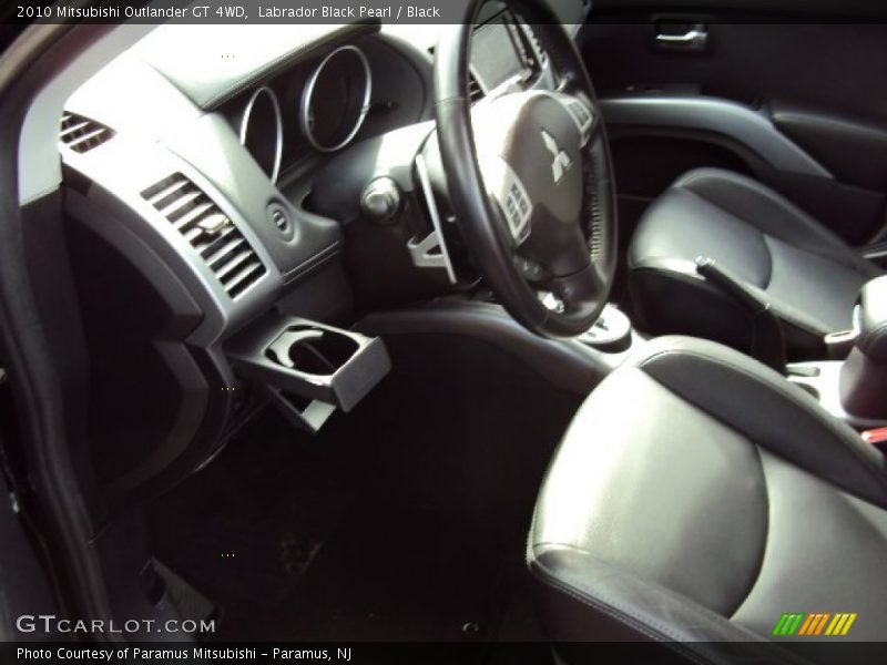 Labrador Black Pearl / Black 2010 Mitsubishi Outlander GT 4WD