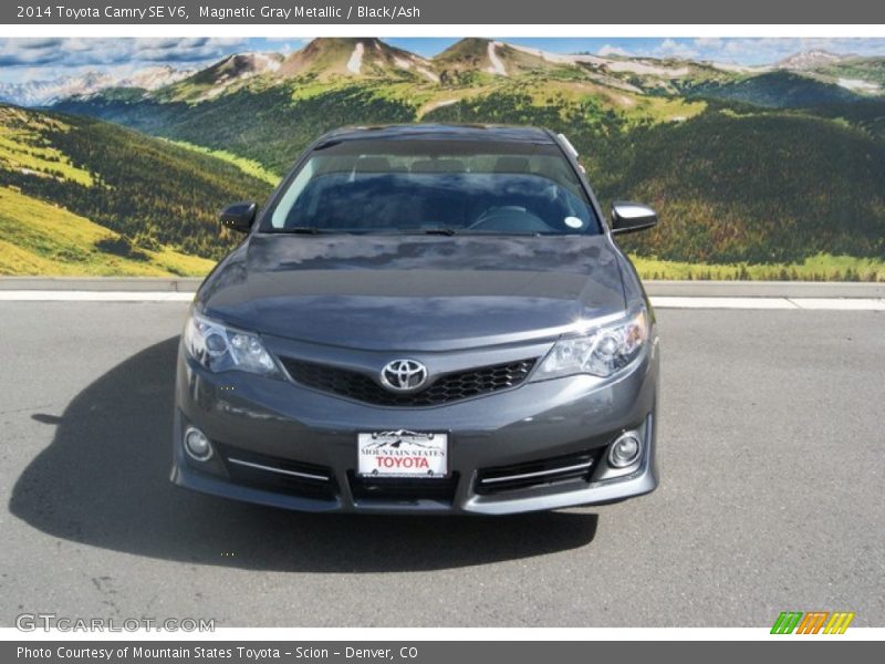 Magnetic Gray Metallic / Black/Ash 2014 Toyota Camry SE V6