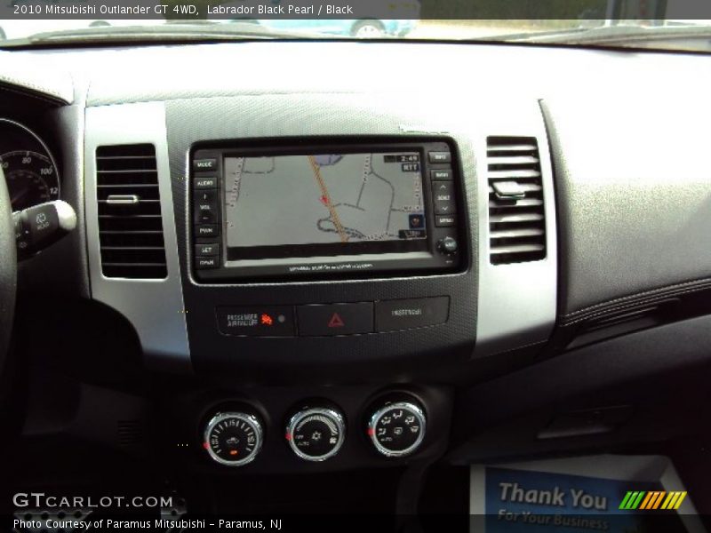 Labrador Black Pearl / Black 2010 Mitsubishi Outlander GT 4WD