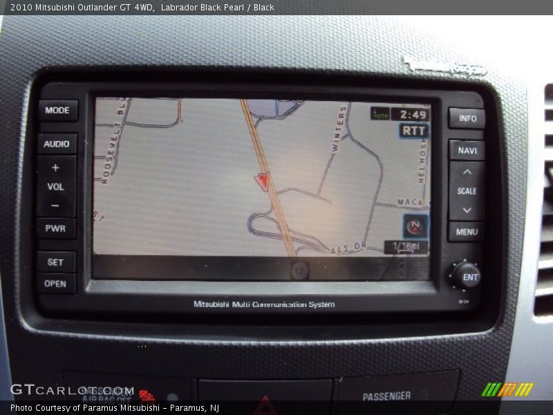 Labrador Black Pearl / Black 2010 Mitsubishi Outlander GT 4WD