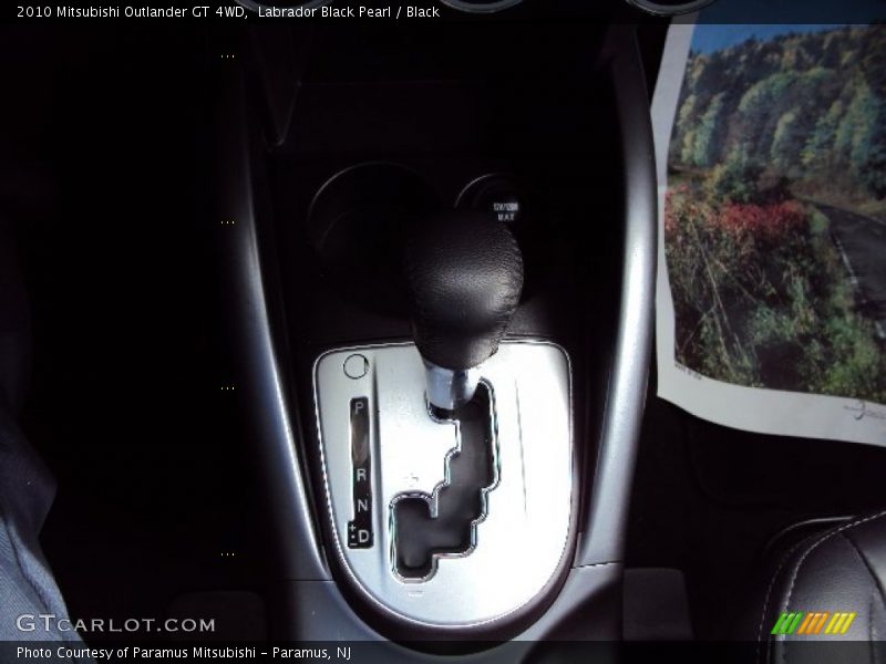 Labrador Black Pearl / Black 2010 Mitsubishi Outlander GT 4WD